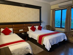 Desk, laptop workspace, iron/ironing board, free WiFi - The Narayani Resort (Gaindakot)