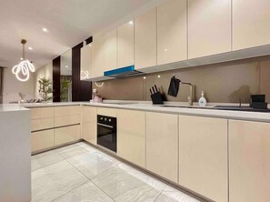 Family Condo, Balcony | Private kitchen