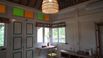 Double Room, Garden View | In-room safe, desk, laptop workspace, free WiFi