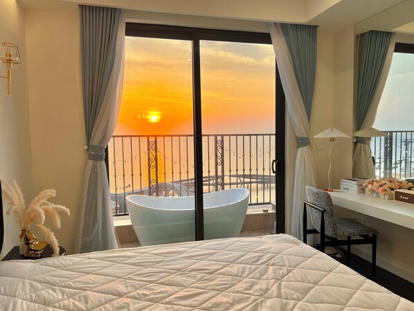 Standard-Apartment, Strandblick