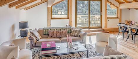 TV, caminetto, impianto stereo