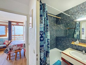 Bathroom - Cozy 2-room 4 pers, slopeside Bruyères (Les Menuires)