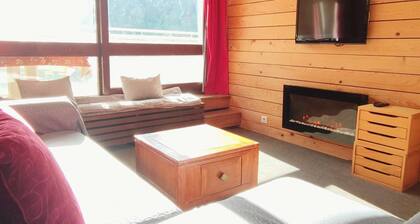 Gemütliche Wohnung direkt an der Piste mit großem Balkon in Isola 2000