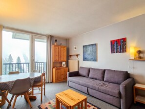TV - Bright studio with balcony - Near slopes and shops (Flaine)