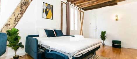 1 Schlafzimmer, Schreibtisch, Bügeleisen/Bügelbrett, kostenloses WLAN