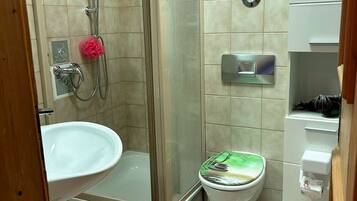 Máy sấy tóc, khăn tắm, giấy vệ sinh