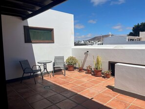 Leilighet – standard, terrasse, fjellutsikt | Terrasse/patio