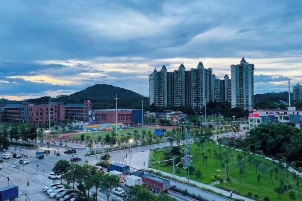 Blick von der Unterkunft