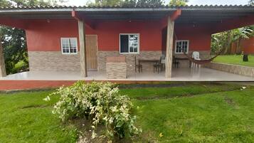 Family Cabin | Desk, laptop workspace, blackout drapes, iron/ironing board