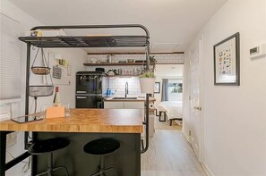 Fridge, microwave, stovetop, coffee/tea maker - Cozy studio on Conesus Lake with WiFi and AC in wonderful Livonia (Livonia)