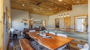 Dining - Soak in Panoramic Views • Wapiti Cabin, Dogs OK (Cody)