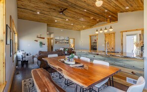 Dining - Soak in Panoramic Views • Wapiti Cabin, Dogs OK (Cody)