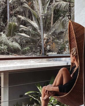 Deluxe Double Room, Pool View | Balcony
