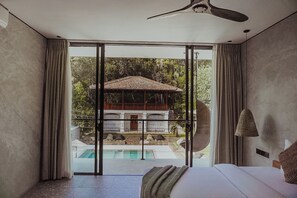 Deluxe Double Room, Pool View | Desk, laptop workspace, soundproofing, free WiFi - The Salty Pelican  (Hiriketiya)