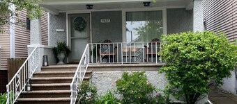 Charming 3-BR home on a cobblestone street near the Lake Michigan lakefront.  
