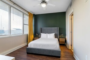 1 間睡房、熨斗/熨衫板、Wi-Fi、床單