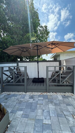 Terrace/patio - Lovely Modern Cottage  in Delray Beach, Florida  (Delray Beach)