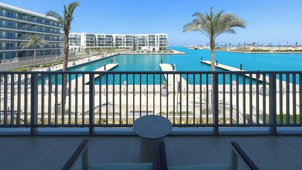 Family Apartment, 3 Bedrooms, Sea View | Terrace/patio - Vida Marassi By Bird Nest (El Alamein)