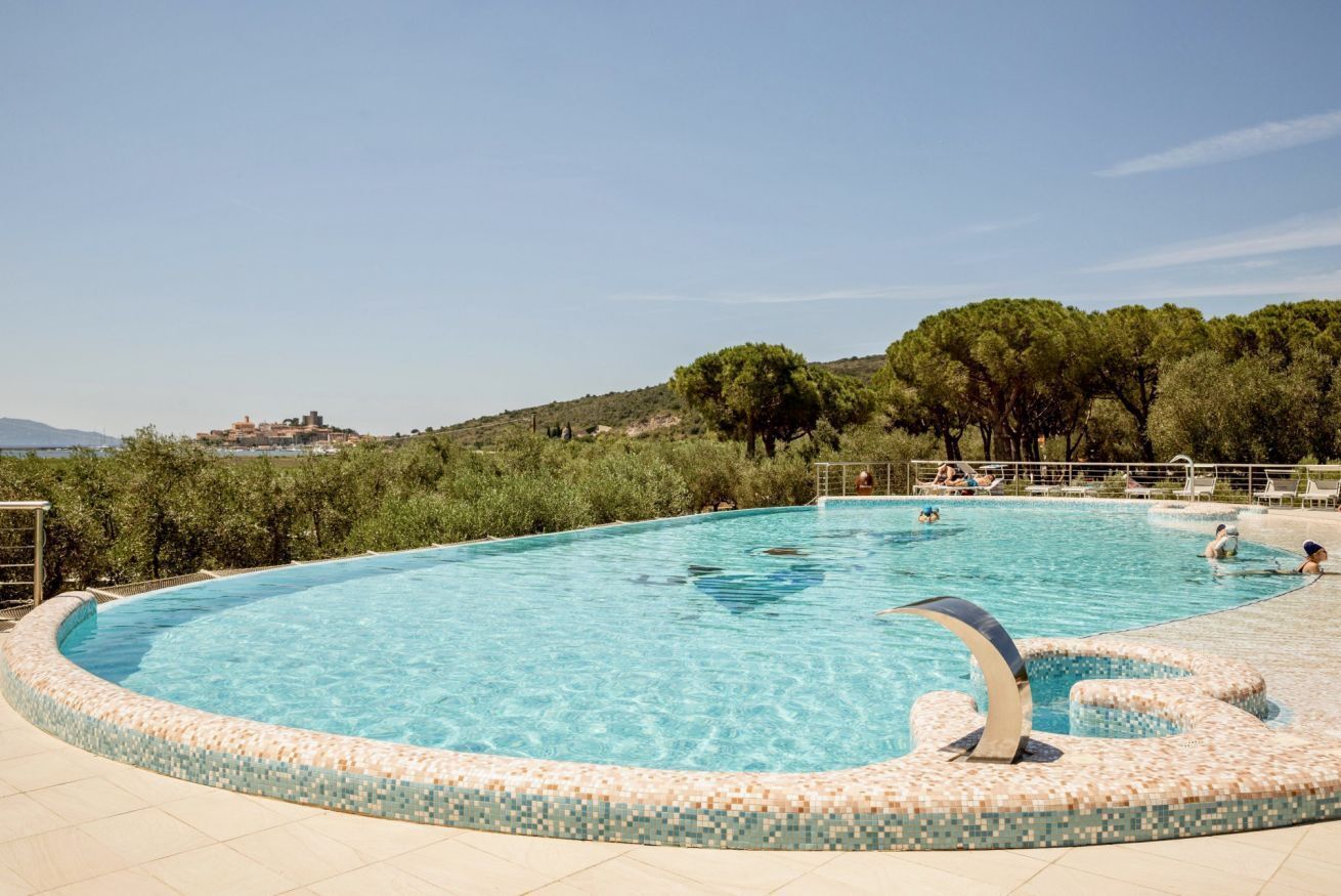 Una piscina climatizada