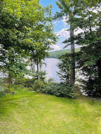 Property grounds. Escape to Bear Cove: Your Cozy Lakeside Getaway on Meddybemps Lake! 🌲🏞️