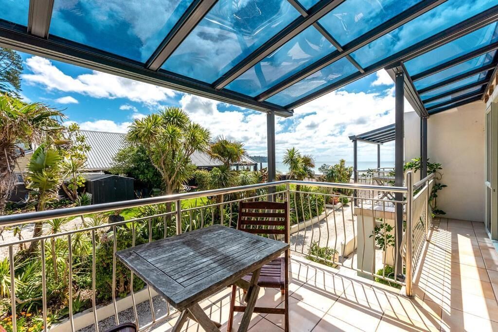 Apartamento premium, vista para o mar | Terraço/pátio