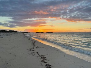 Ligstoelen, strandlakens