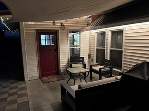 Terrace/patio - Charming studio “Parsonage” behind an old country church (Riverton)
