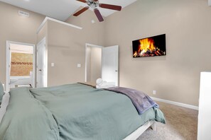 3 habitaciones, tabla de planchar con plancha, wifi y ropa de cama