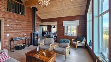 TV connectée, cheminée