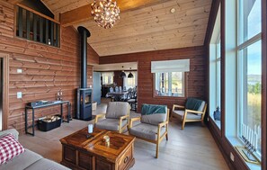 TV connectée, cheminée