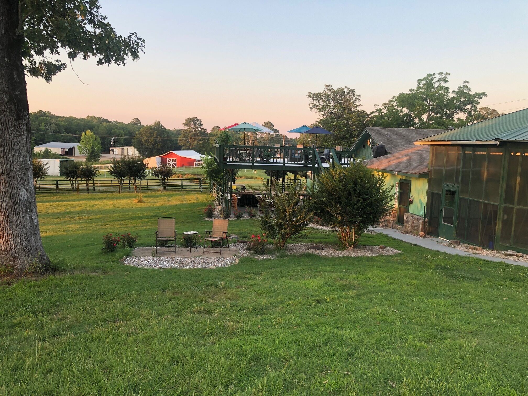 Enceinte de l’hébergement