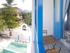 Deluxe Triple Room, Balcony | Balcony view - Ipoh Santorini Hideaway Hotel Inspired (Ipoh)