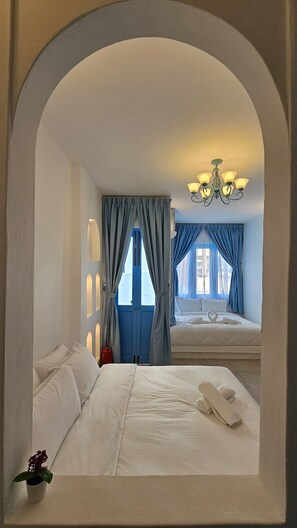 Family Double Room, Pool Access | Iron/ironing board, free WiFi, bed sheets - Ipoh Santorini Hideaway Hotel Inspired (Ipoh)