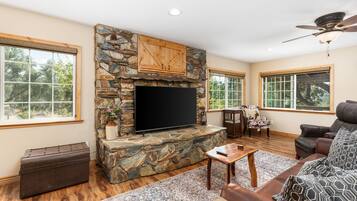 Smart TV, table football, books