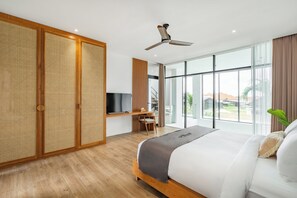 Villa de lujo, vista al jardín | 3 habitaciones y caja de seguridad en la habitación