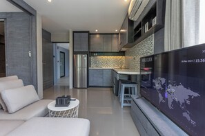 Basic Condo | Living area - City Gate Kamala 600m to the Beach c61 (Kamala)