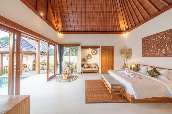 Villa Standard, vue sur le jardin | 1 chambre, literie de qualité, minibar, décor unique