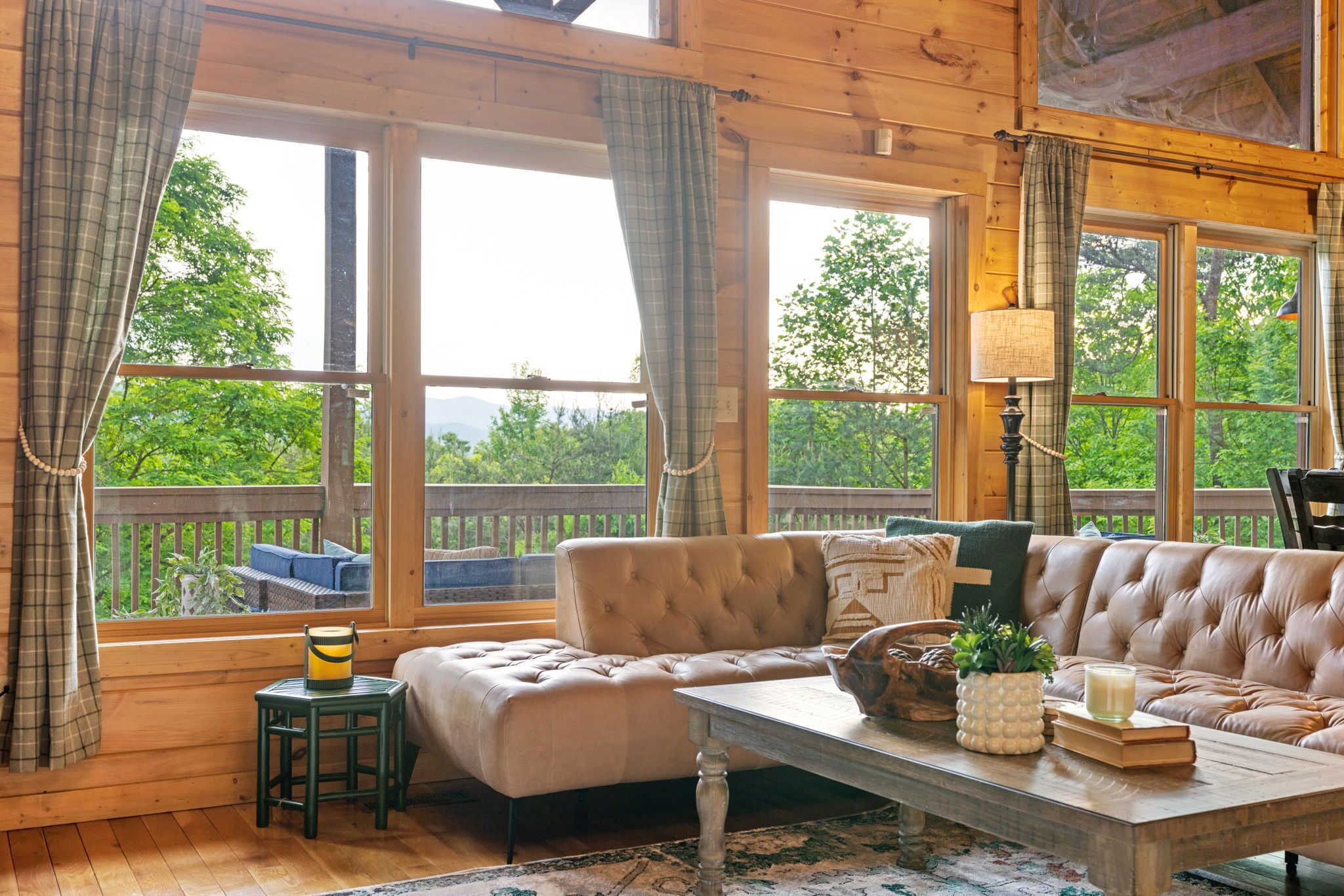 كابينة فاخرة - منظر للجبل | منطقة المعيشة