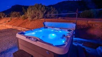 Idromassaggio all'aperto