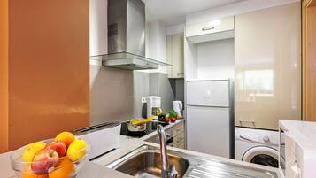 Family Apartment, Multiple Bedrooms (Andorra Mountain Accommodation) | Private kitchen | Fridge, microwave, oven, stovetop
