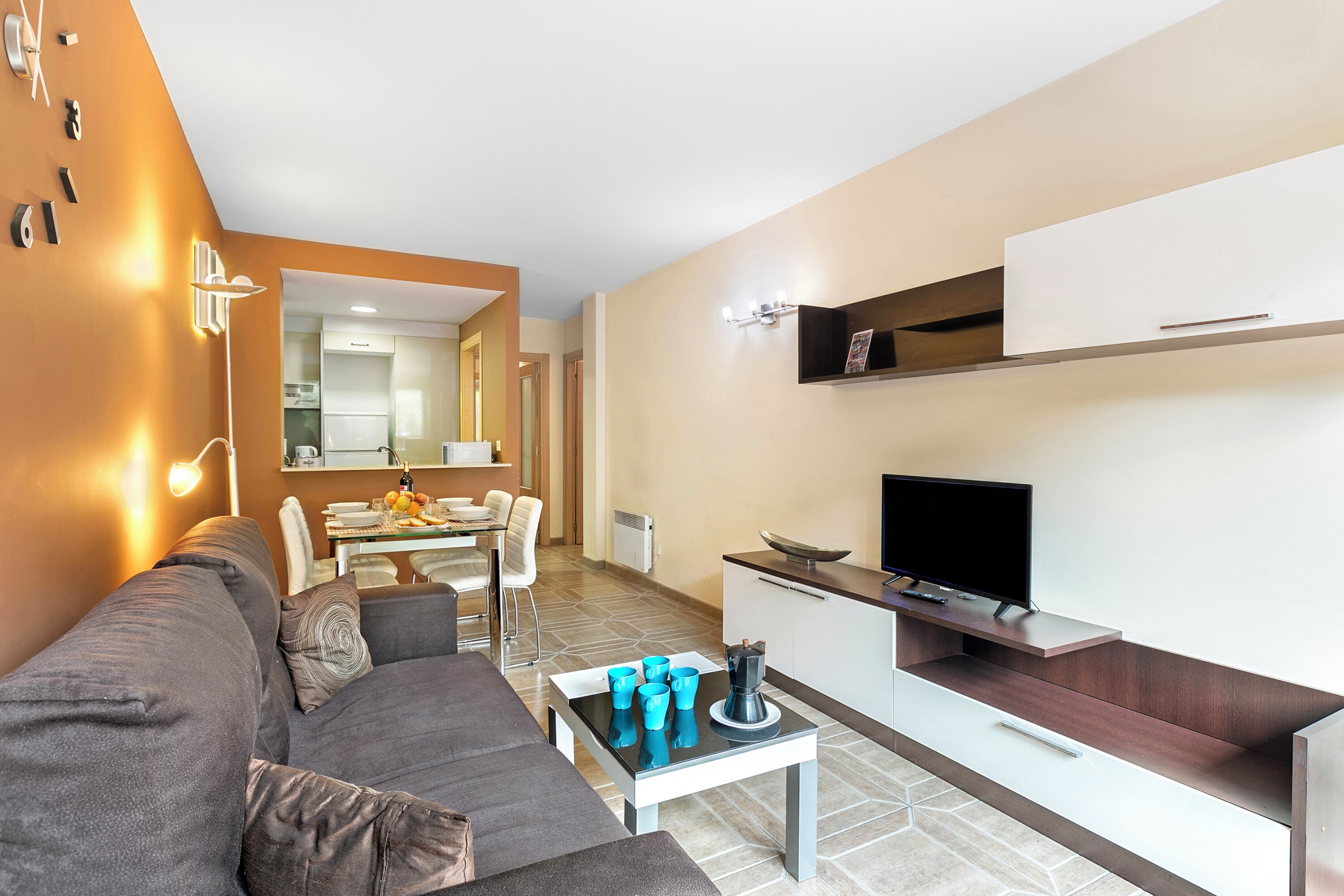 Familienapartment, Mehrere Schlafzimmer (Andorra Mountain Accommodation) | Wohnzimmer