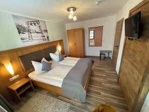 1 sovrum och sängkläder