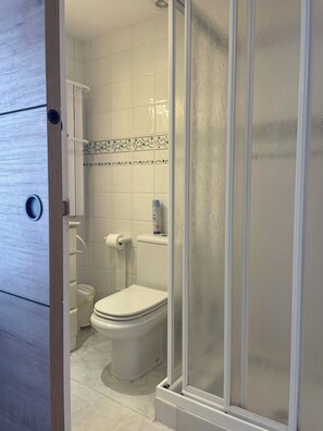 Shower, hair dryer, towels, soap - Douce Pause (Darnius)