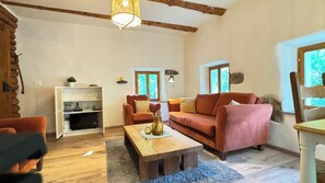 TV connectée, cheminée