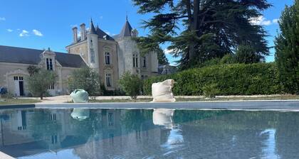 Petit Studio Charmant au Château Avec Piscine et spa