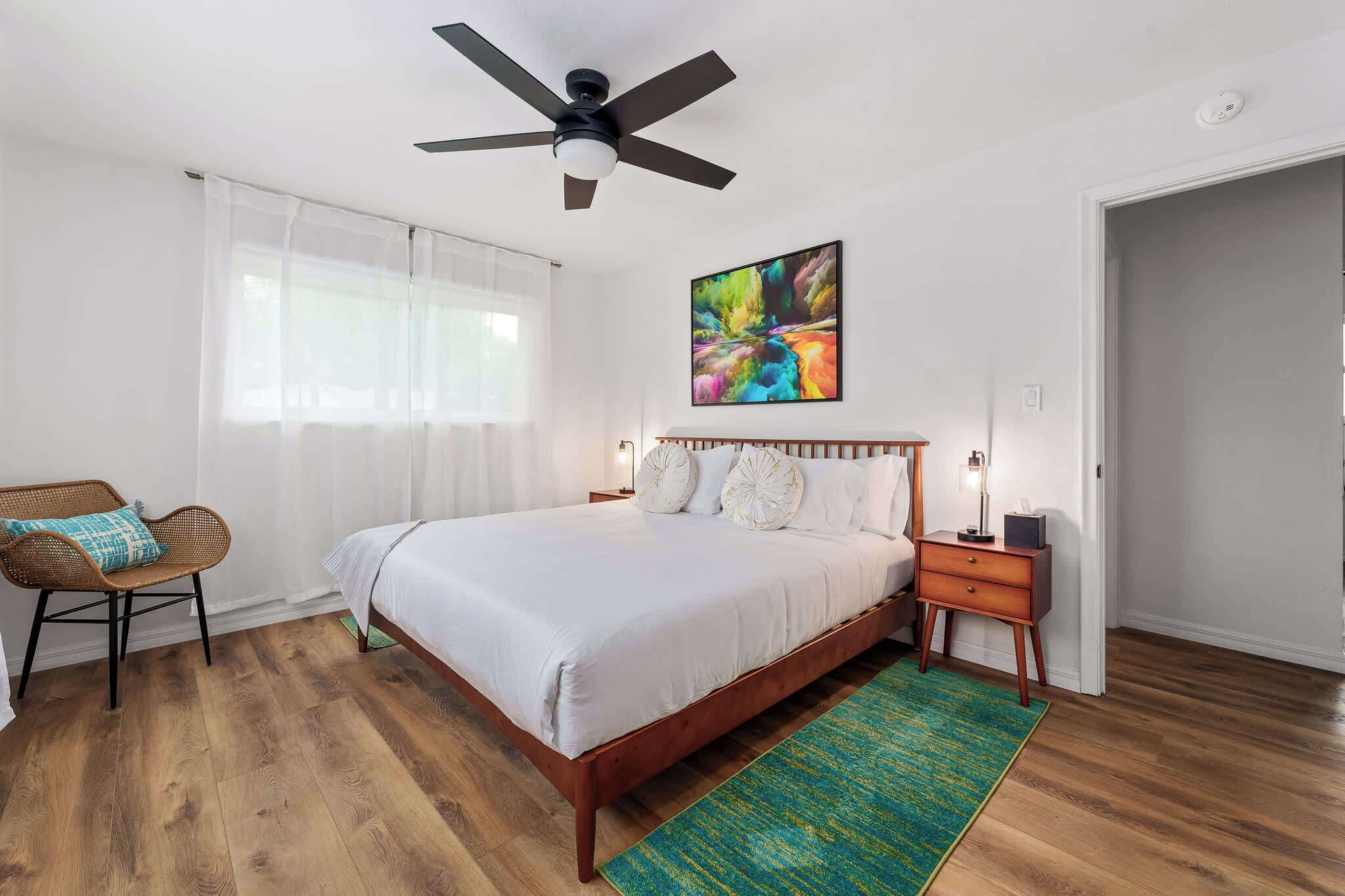 4 bedrooms, iron/ironing board, travel crib, WiFi
