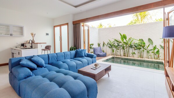 Villa, vue océan (Lagoon) | Coin séjour