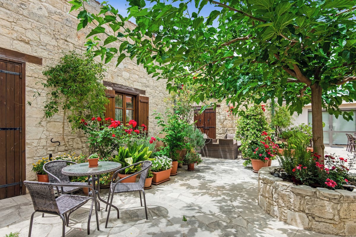 Entrada de la propiedad