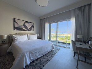 Desk, laptop workspace, free WiFi, bed sheets - Apartments at Address Beach Marassi By Bird Nest (El Alamein)