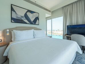 Standard Suite | Desk, laptop workspace, free WiFi, bed sheets - Apartments at Address Beach Marassi By Bird Nest (El Alamein)